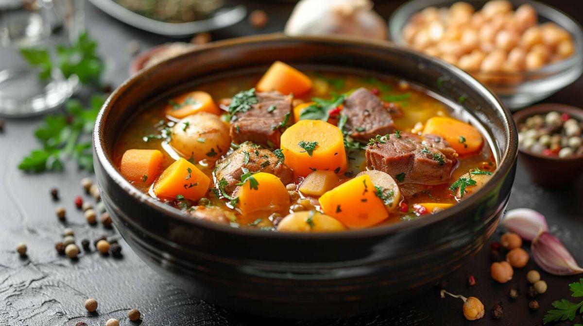 Un pot-au-feu aux pois chiches qui réinvente la tradition