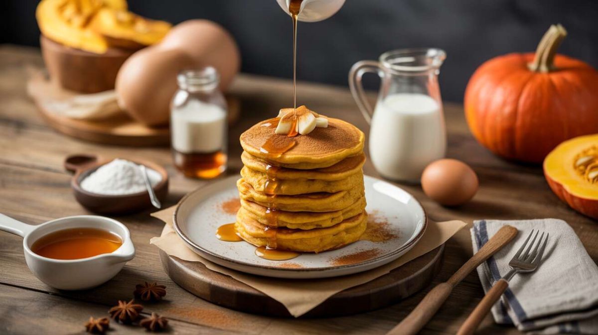 Pancakes légers au potiron : un régal d'automne à découvrir