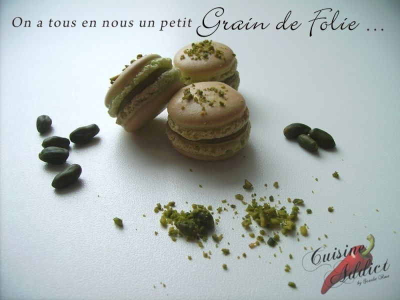 Macarons à la pistache, recette inspirée de Pierre Hermé