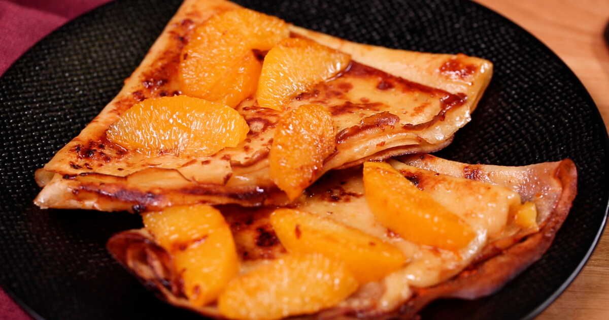 Découvrez la recette authentique des crêpes Suzette de Cyril Lignac