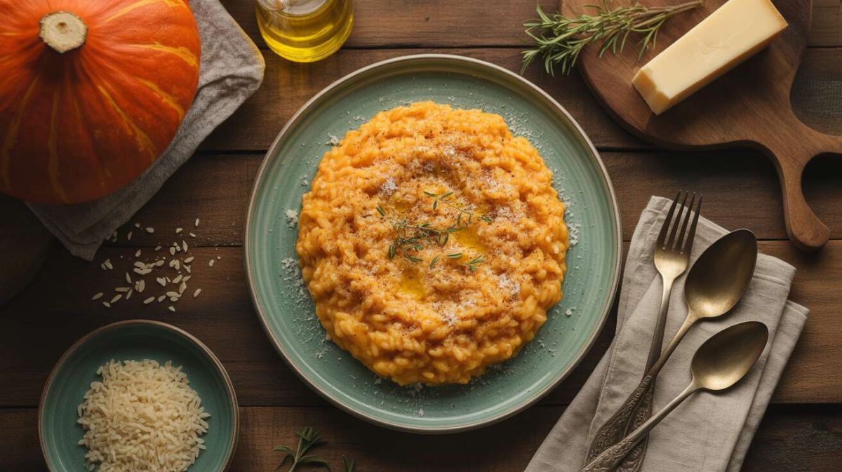 Un risotto à la courge et au fromage pour régaler vos soirées