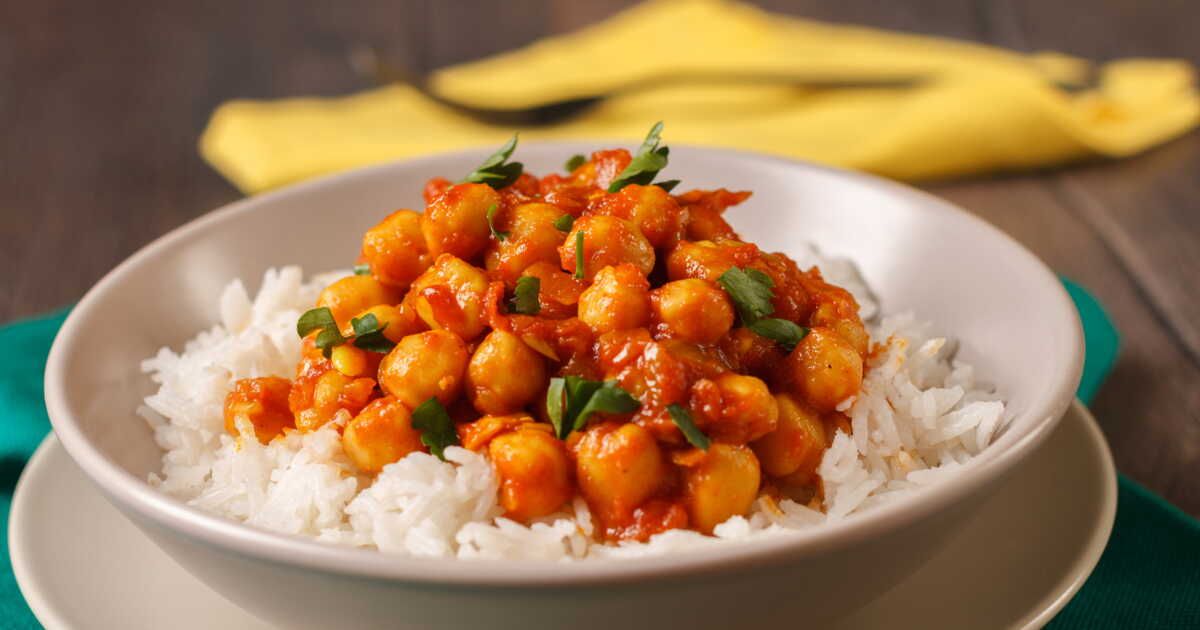 Savourez un curry de pois chiche réconfortant au lait de coco