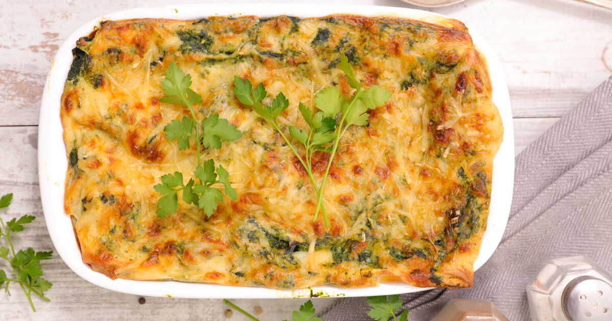 Le gratin de pommes de terre au saumon et épinards : gourmand et léger