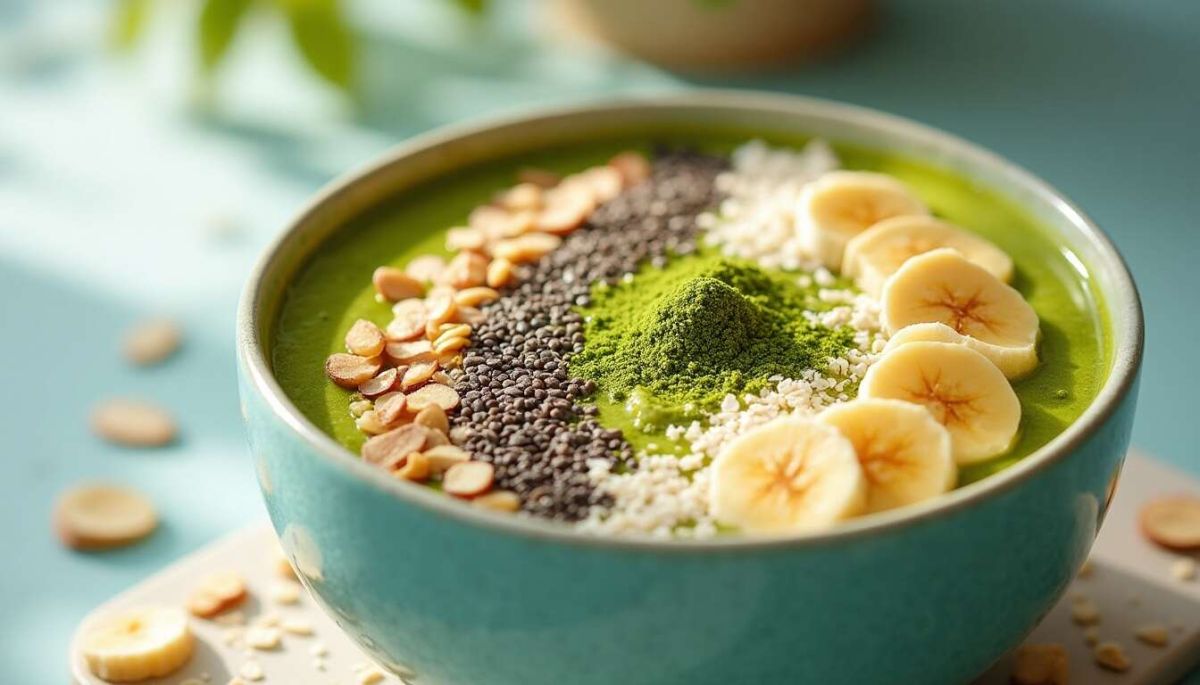 Boostez vos matins avec ce smoothie bowl banane-coco-spiruline