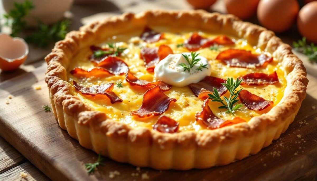 Quiche lorraine légère : une recette simple qui ravira vos convives