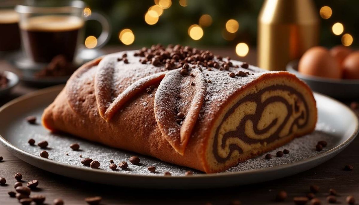 Découvrez la bûche de Noël au moka préparée à l’Airfryer : un régal moderne