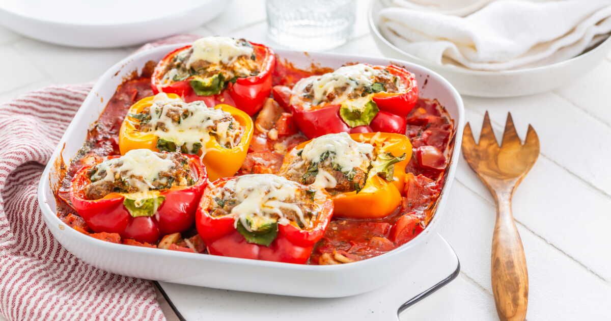 La recette surprenante des poivrons farcis à la mozzarella