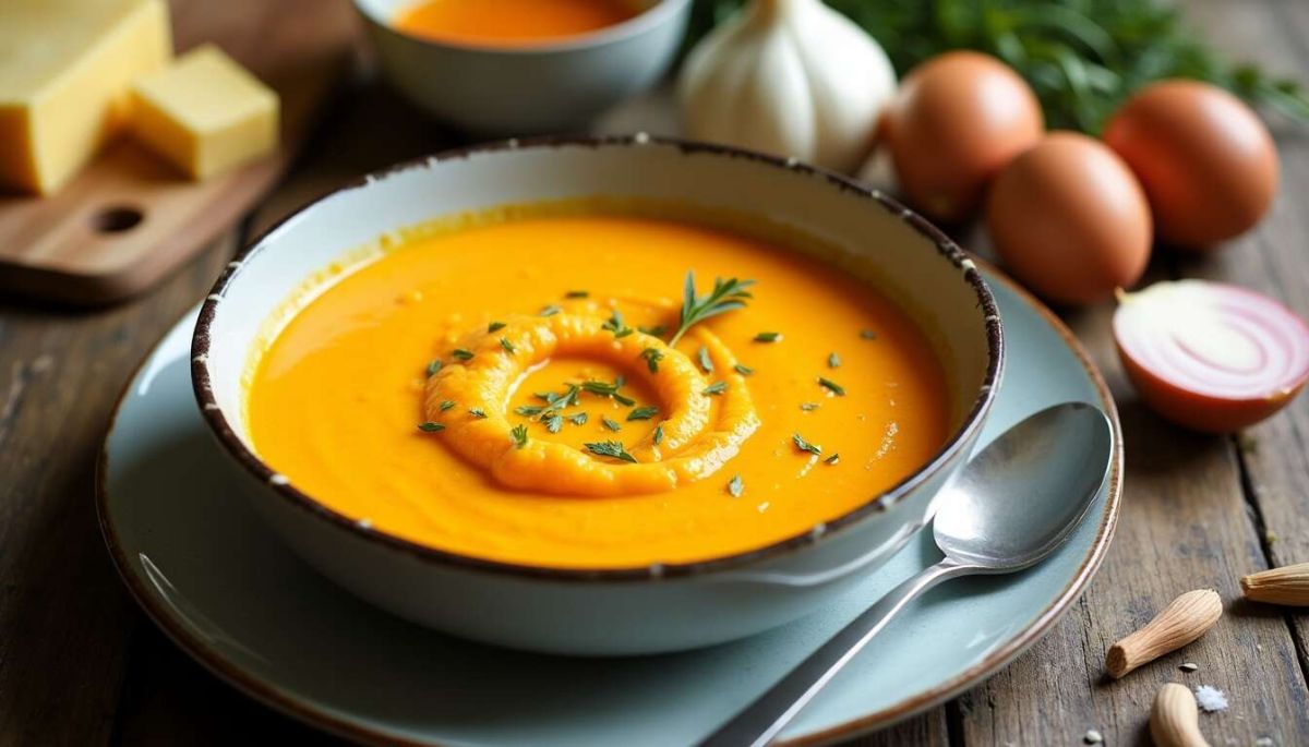 Le velouté de butternut revisité par Cyril Lignac : une douceur automnale