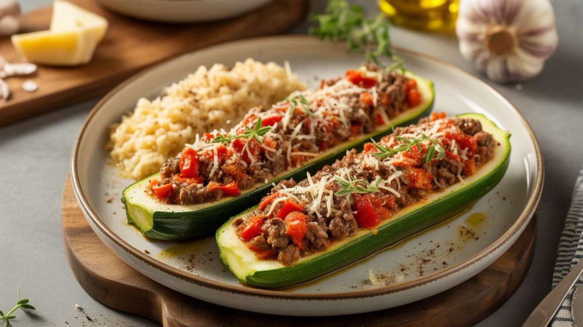 Des courgettes farcies légères pour un repas savoureux