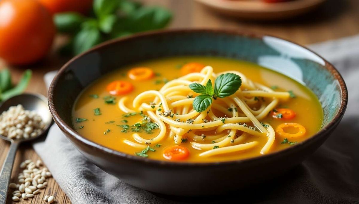 Savourez une soupe aux vermicelles, simple et réconfortante