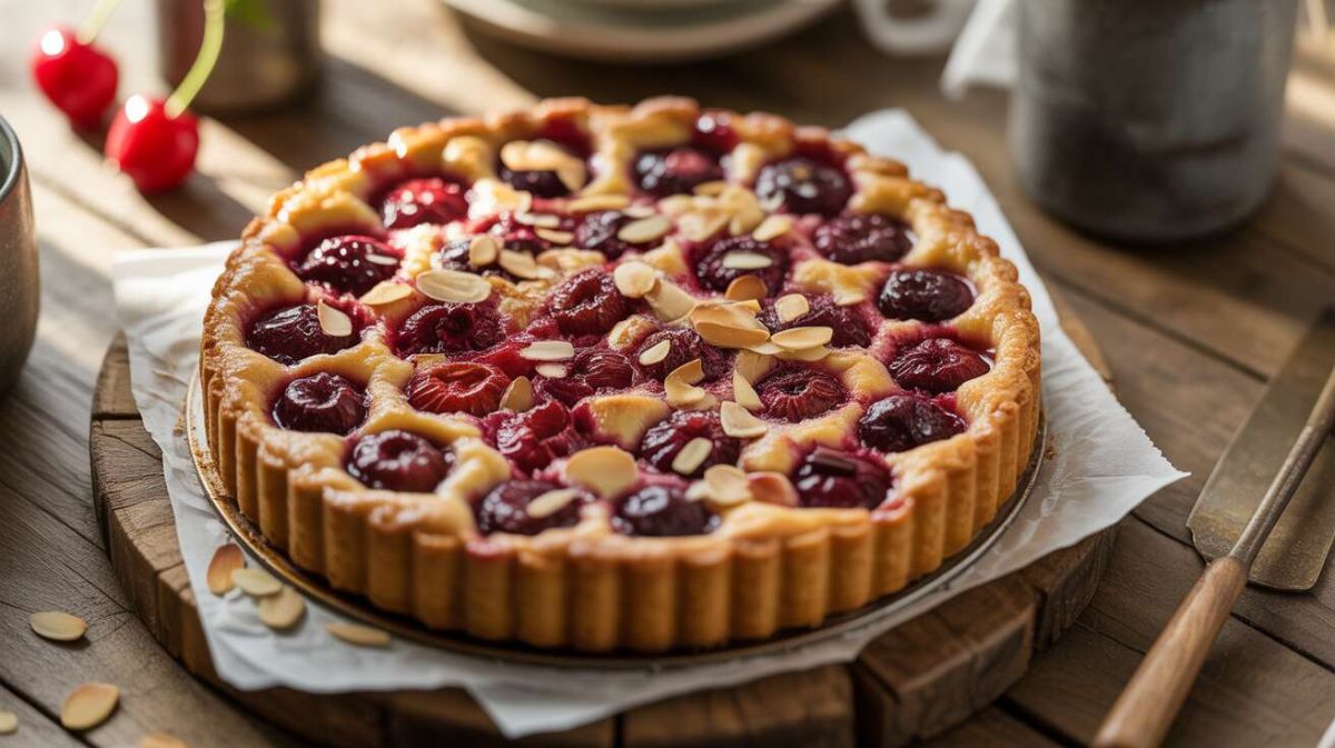 La tarte aux cerises et amandes amères : une création pâtissière audacieuse