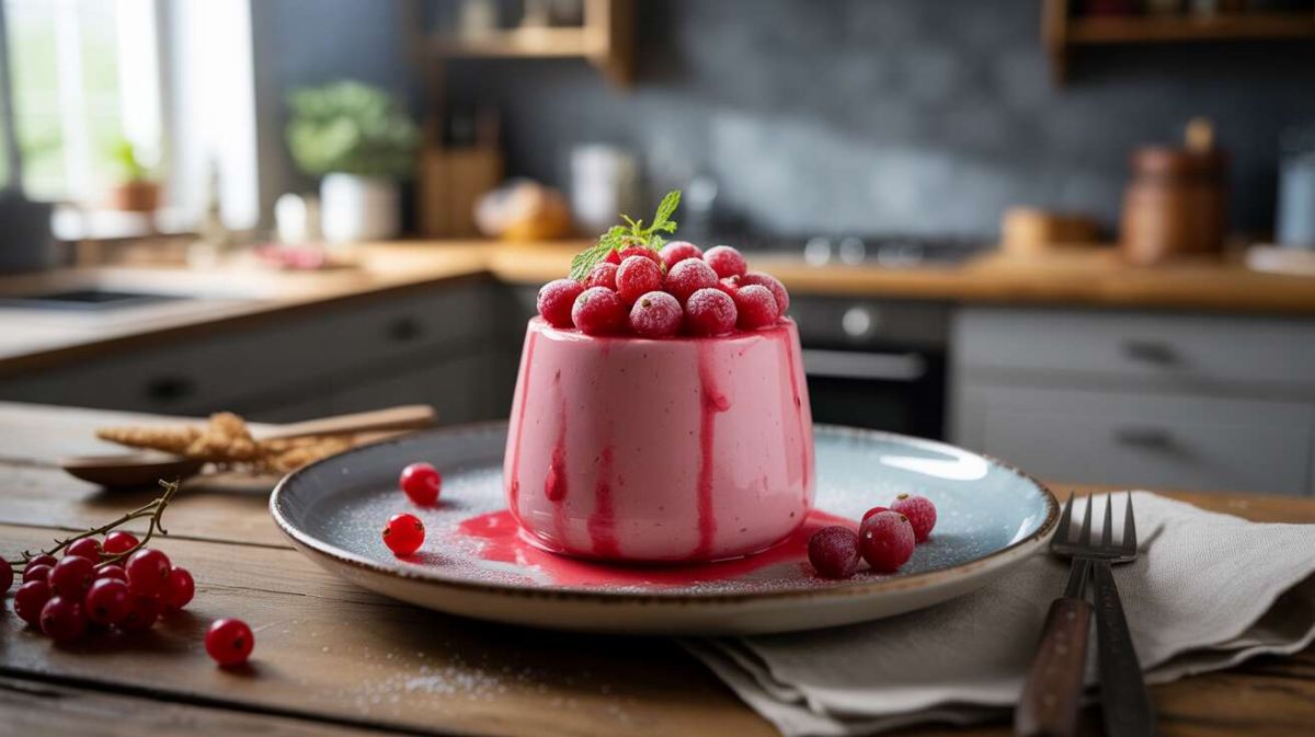 Une mousse légère aux groseilles pour un dessert sans culpabilité