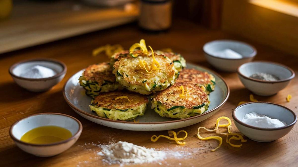 Galettes de courgette citronnées : la recette indispensable de l'été