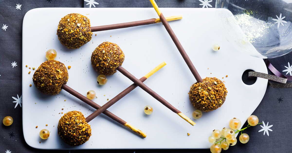 Succombez au délice des truffes au praliné et Mikado