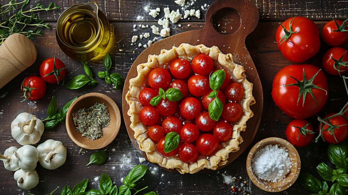 tarte aux tomates cerises : une recette estivale à tomber