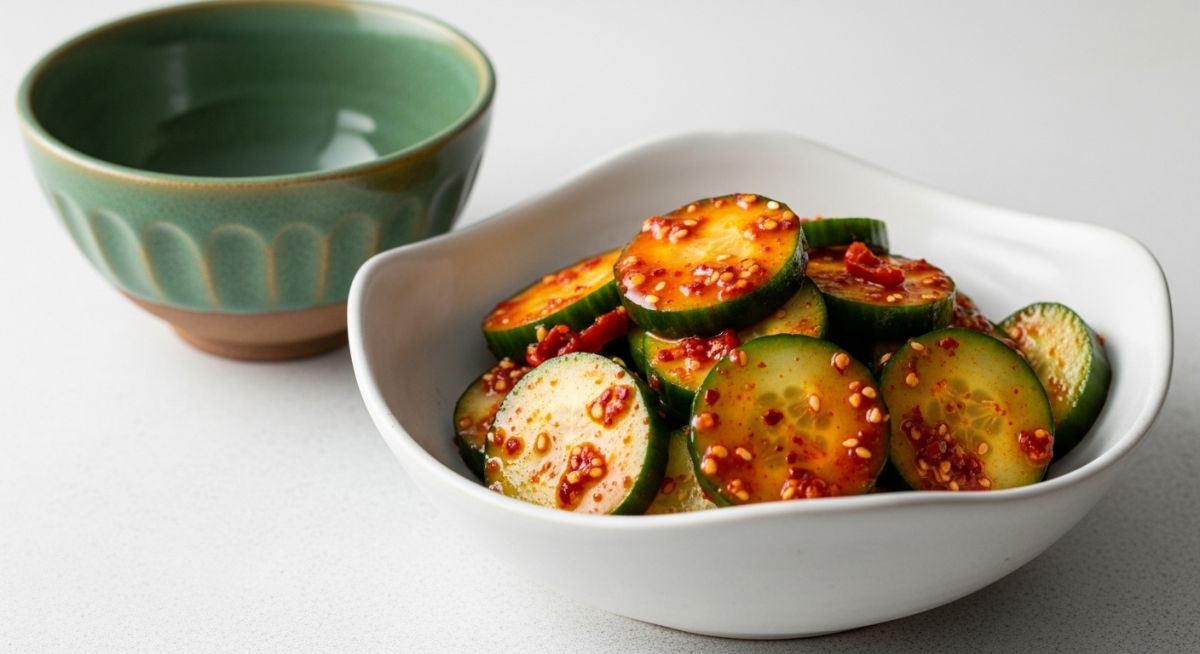 Découvrez la salade de concombres coréenne irrésistible pour l'été