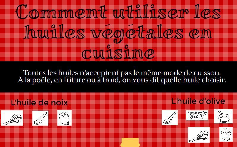 Maîtriser l'art des huiles végétales en cuisine