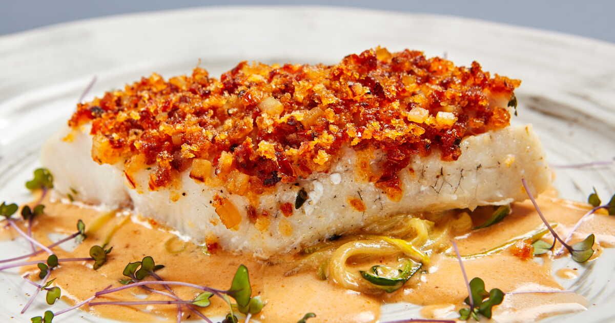 Surprenez vos papilles avec du cabillaud en croûte de tomates séchées en seulement 20 minutes