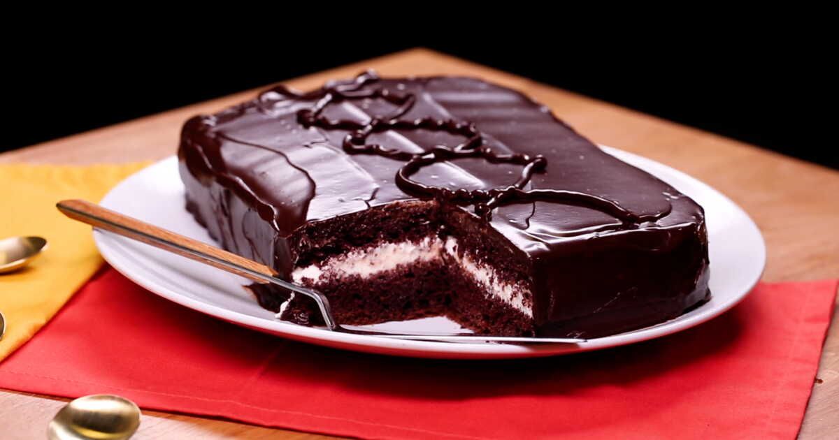 La recette irrésistible du gâteau géant façon Kinder Délice