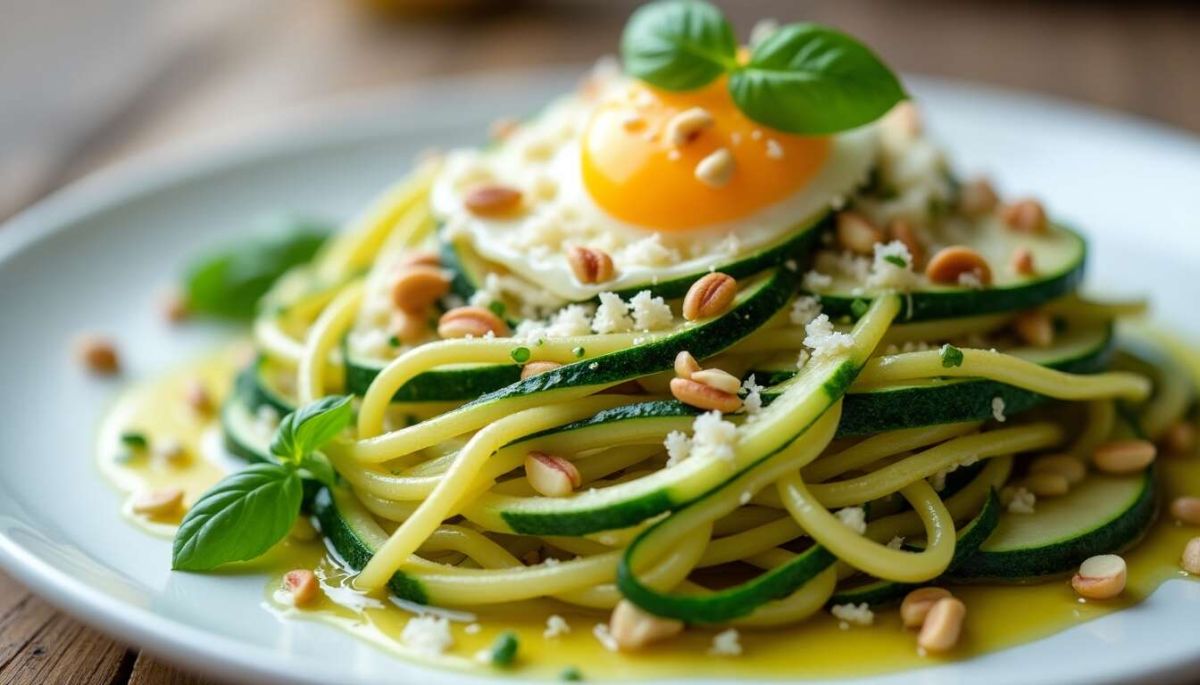 Des spaghettis de courgettes pour un été léger et savoureux