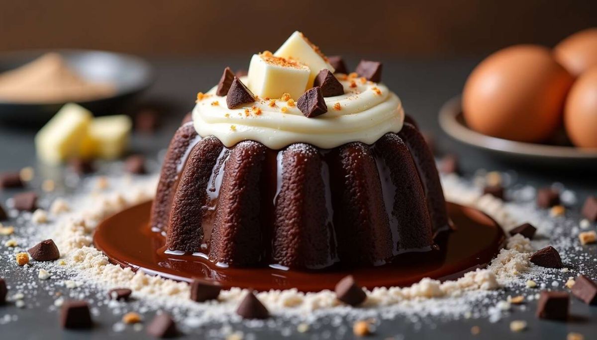 Un fondant au chocolat léger réalisé à l'airfryer