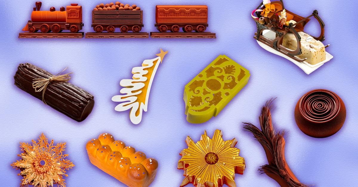 Noël 2023 : des bûches de Noël audacieuses qui émerveillent les papilles