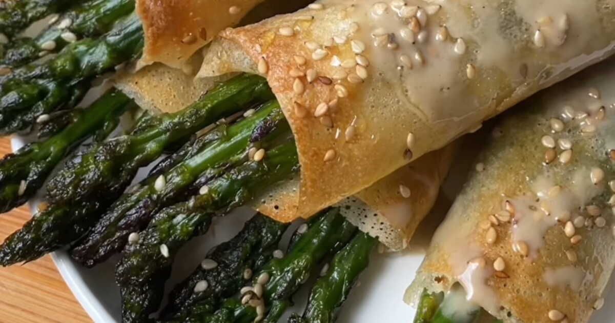 Des croustillants d'asperges et feta pour un apéro printanier réussi