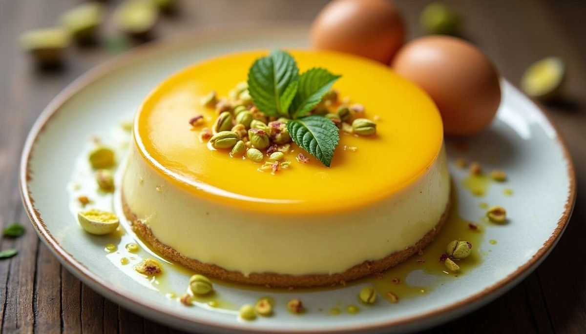 la recette envoûtante du flan à la pistache de christophe michalak