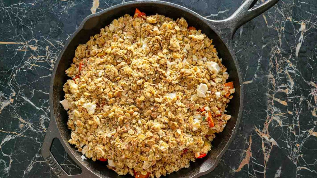 Crumble de légumes d'hiver